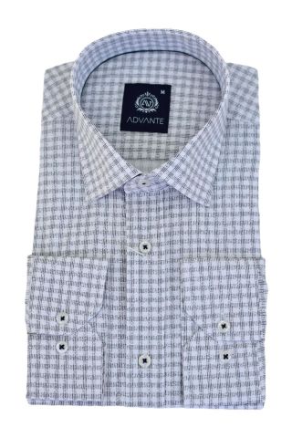 Erkek Klasik Uzun Kol Ekose Gömlek BGL-ST03507