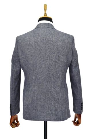 Erkek Lacivert Tek Spor Ceket Çift Yırtmaçlı BGL-ST03979