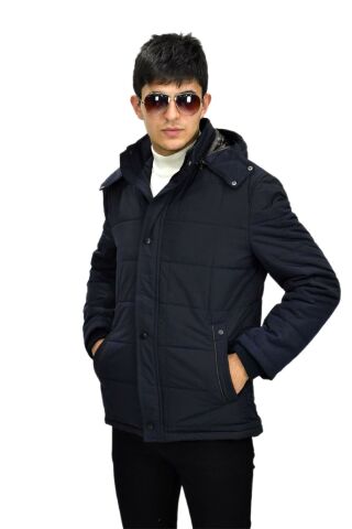 Erkek Spor Kapüşonlu Mont  M3104 BGL-ST03237