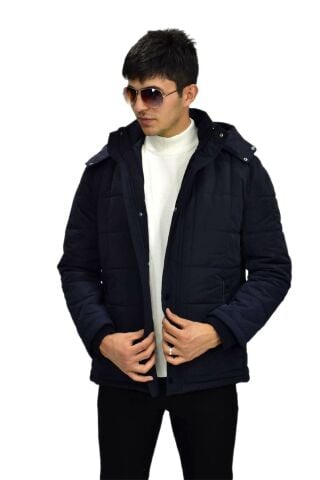 Erkek Spor Kapüşonlu Mont  M3104 BGL-ST03237