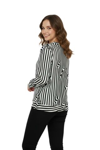 Kadın Sıfıryaka  Baskılı Bluz BGL-ST05110