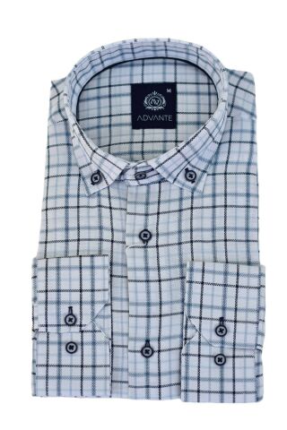 Erkek Klasik Uzun Kol Ekose Gömlek  BGL-ST03505