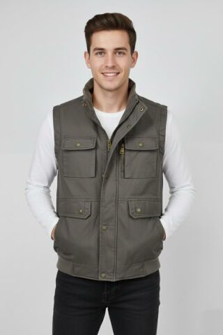 Erkek Kışlık İçi Peluş Spor Avcı Yelek 4101 BGL-ST04910