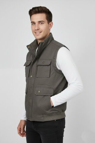 Erkek Kışlık İçi Peluş Spor Avcı Yelek 4101 BGL-ST04910