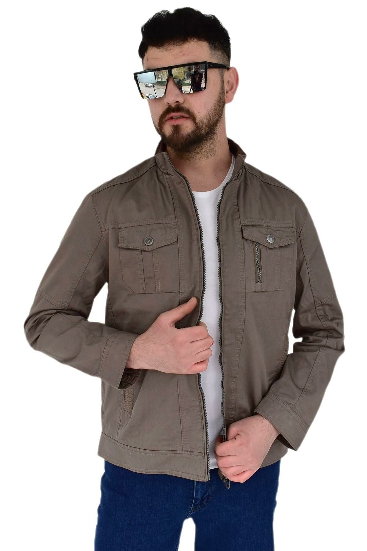 Erkek Büyük Beden Spor Mevsimlik Mont 8004 BT BGL-ST02707