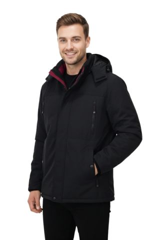 Erkek Büyük Beden Kapüşonlu Spor Mont 85129 BGL-ST04176