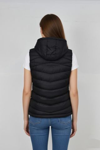 Kadın Kapüşonlu Spor Yelek 5002 BGL-ST04912