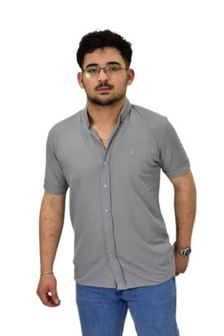 Erkek Gömlek Yaka Düğmeli Tişört BGL-ST04524