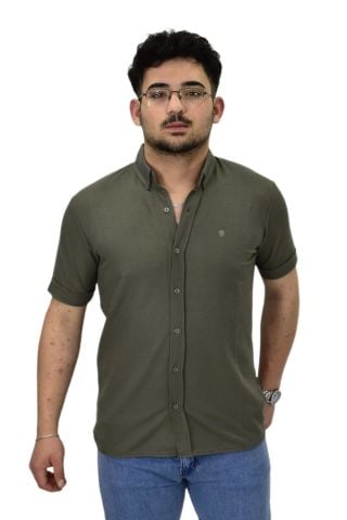 Erkek Gömlek Yaka Düğmeli Tişört BGL-ST04524