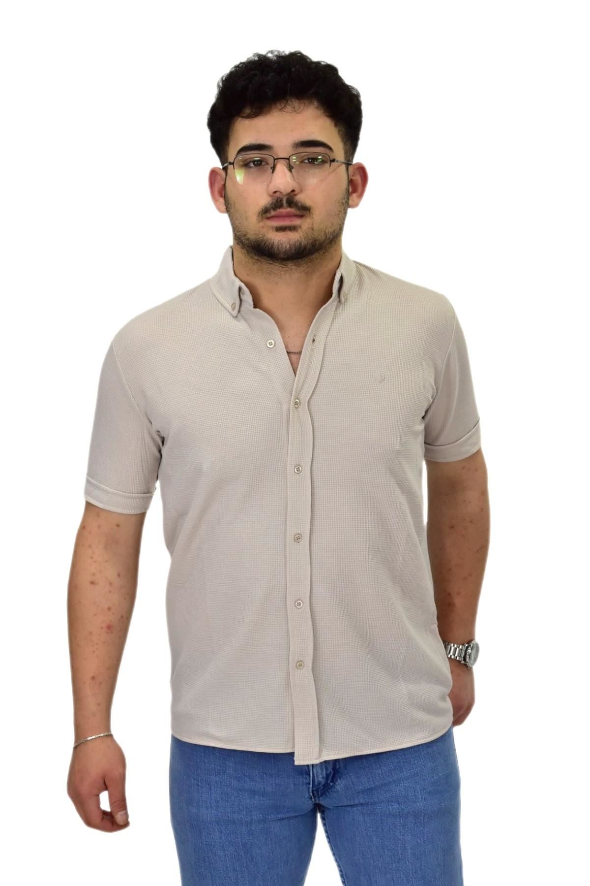 Erkek Gömlek Yaka Düğmeli Tişört BGL-ST04524