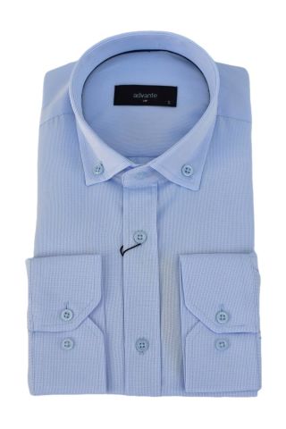 Erkek Klasik Uzun Kol Gömlek Armürlü BGL-ST03501