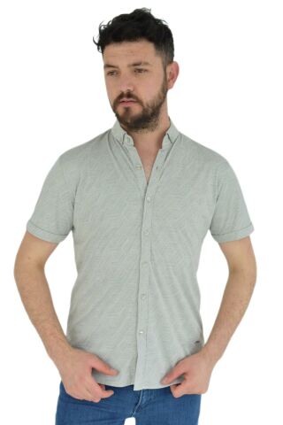 Erkek Dügmeli Polo Yaka Tişört R4400 BGL-ST02773