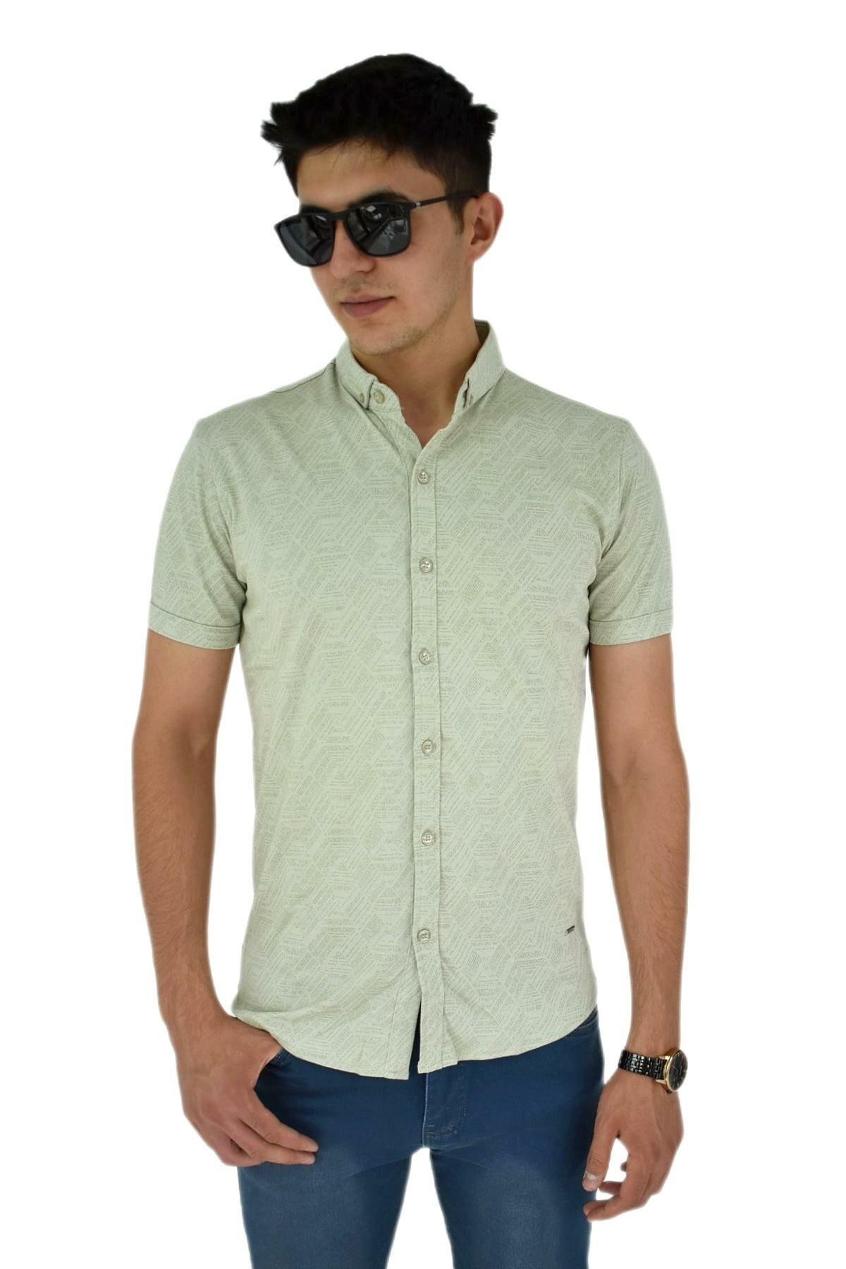 Erkek Dügmeli Polo Yaka Tişört R4400 BGL-ST02773