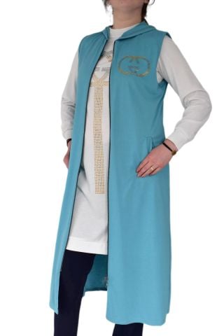 Kadın İkili Yelek Sweat Kombin Kap BGL-ST01785