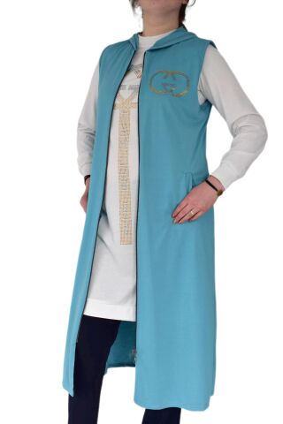 Kadın İkili Yelek Sweat Kombin Kap BGL-ST01785