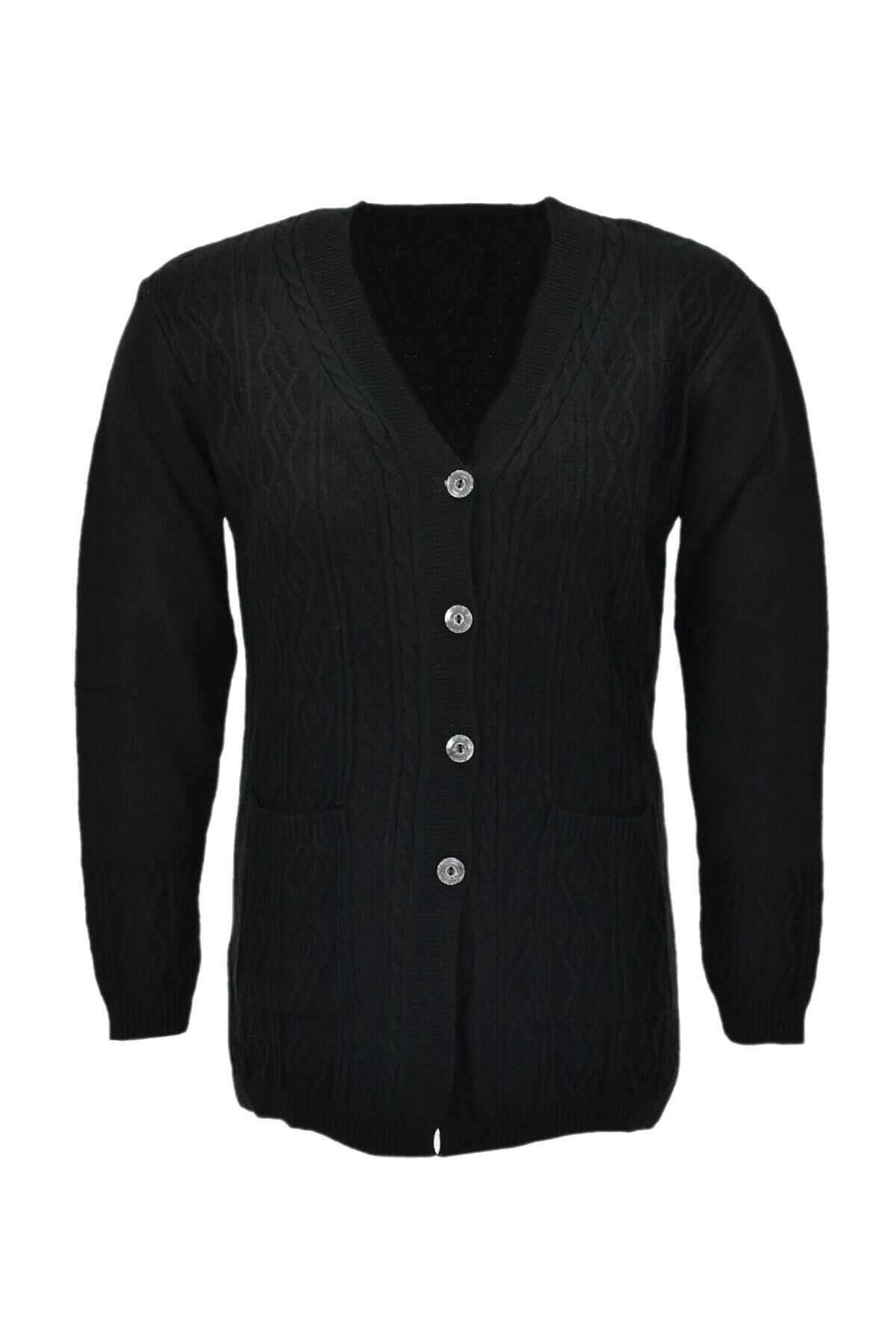 Kadın Cepli Triko  Hırka BGL-ST04127