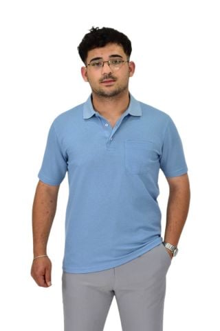 Erkek Polo Yaka Cepli Tişört T-139 BGL-ST04591