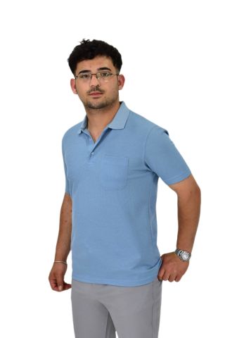 Erkek Polo Yaka Cepli Tişört T-139 BGL-ST04591