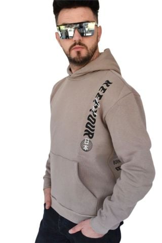 Erkek Oversize Kapüşonlu Sweatshirt 6746 BGL-ST02312