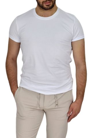 Erkek Sıfır Yaka Tişört 4380 BGL-ST03795