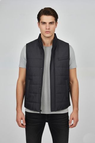 Erkek Spor Hakim Yaka Yelek Regular Kalıp 959-309 BGL-ST04875