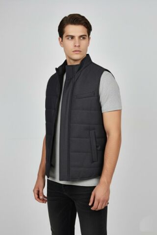 Erkek Spor Hakim Yaka Yelek Regular Kalıp 959-309 BGL-ST04875