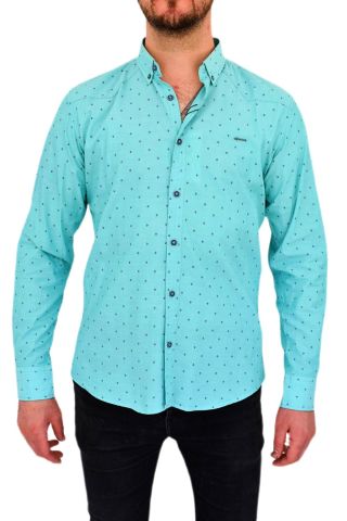 Erkek Puantiyeli Spor Gömlek DYM-9585
