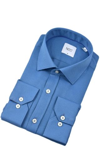 Erkek Klasik Petek Doku  Uzun Kol Gömlek 3718 BGL-ST04397