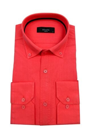 Erkek Slim Fit Keten Gömlek BGL-ST00164