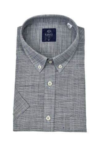 Erkek Klasik Piti Kare Kısa Kol Gömlek 9488 BGL-ST04570