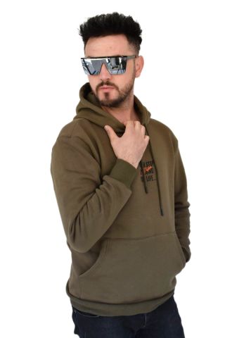 Erkek Oversize Kapüşonlu Sweatshirt 6742 BGL-ST02313
