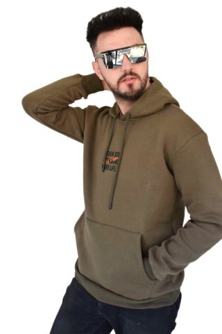 Erkek Oversize Kapüşonlu Sweatshirt 6742 BGL-ST02313