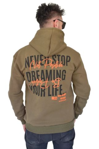 Erkek Oversize Kapüşonlu Sweatshirt 6742 BGL-ST02313