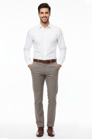 Erkek Regular Fit  Kumaş Pantolon Likra Kumaş BGL-ST05031