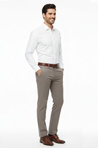 Erkek Regular Fit  Kumaş Pantolon Likra Kumaş BGL-ST05031