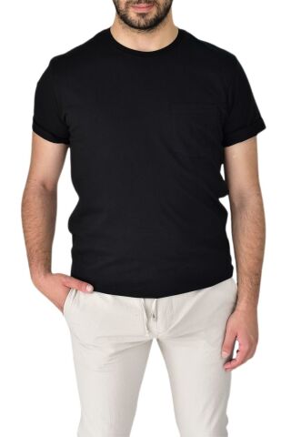 Erkek Sıfır Yaka Cepli Tişört 10400 BGL-ST03794