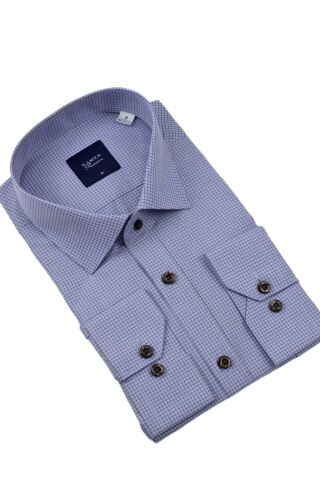 Erkek Klasik Piti Kare Uzun Kol Gömlek 3759 BGL-ST04398