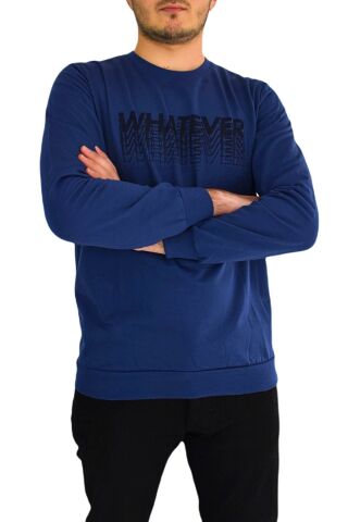 Erkek Sıfır Yaka Sweat Whatever BGL-ST01723