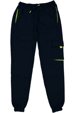 Çocuk Tek Kargo Cepli Garnili Paça Lastikli Eşofman Alt BGL-ST03872