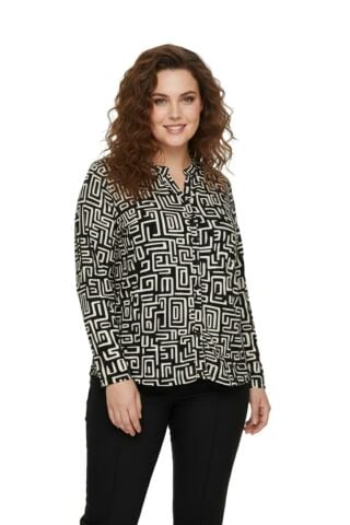 Kadın Düğmeli Modelli Bluz BGL-ST05123