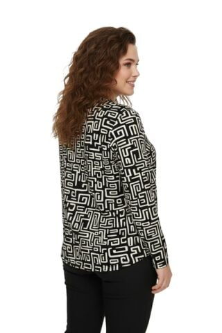 Kadın Düğmeli Modelli Bluz BGL-ST05123