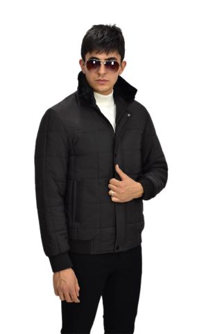 Erkek Spor Peluş Yaka Mont  M3096 BGL-ST03242