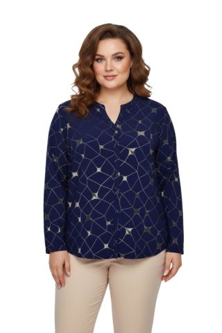 Kadın Düğmeli Modelli Bluz BGL-ST05117