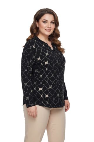 Kadın Düğmeli Modelli Bluz BGL-ST05117