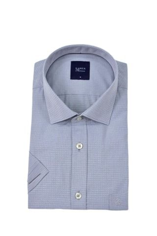 Erkek Klasik Armürlü Kısa Kol Gömlek 9398 BGL-ST04572