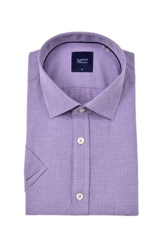 Erkek Klasik Armürlü Kısa Kol Gömlek 9398 BGL-ST04572