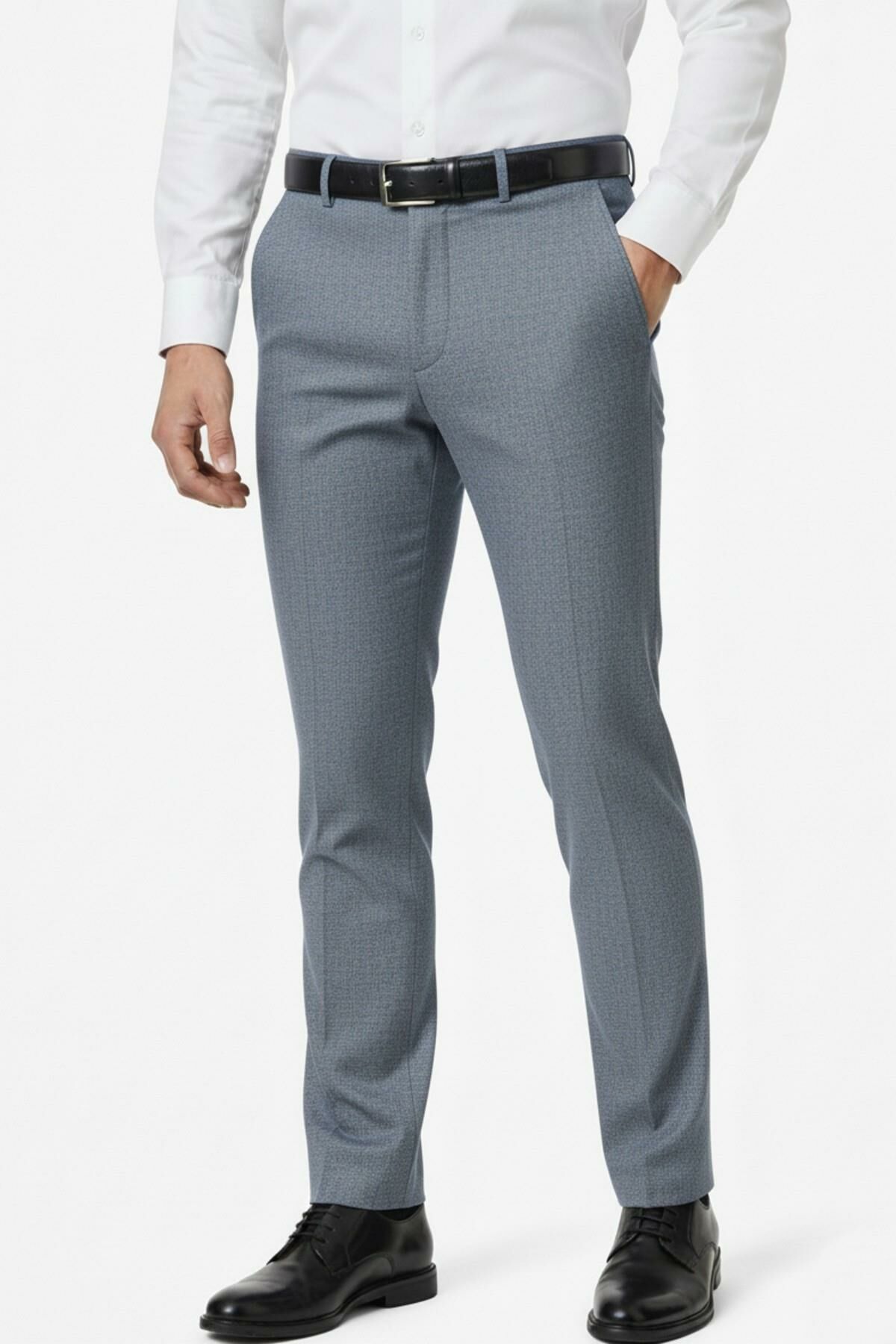 Erkek Regular Fit  Kumaş Pantolon Likra Kumaş BGL-ST05034