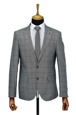 Erkek Tek Spor Kumaş Tek Ceket 6 Drop BGL-ST03970