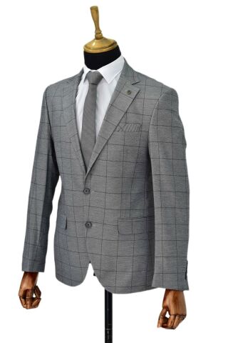 Erkek Tek Spor Kumaş Tek Ceket 6 Drop BGL-ST03970