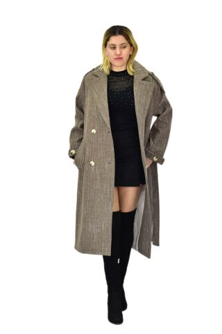 Kadın Uzun Kaşe Kaban BGL-ST04119